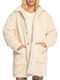 Night Ride Women's Long Lifestyle Jacket for Winter White