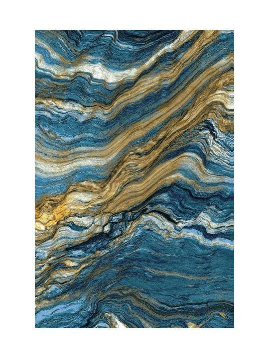 Klonaras Marble 094-b Χαλί Ορθογώνιο Μπλε