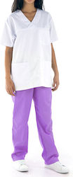 DSwear Women's Purple Medical Pants