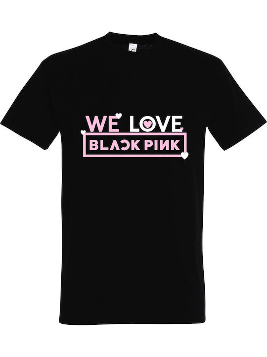 Kids' T-shirt Black We Love Blackpink Kpop
