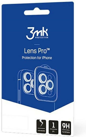 3MK Προστασία Κάμερας Tempered Glass Κίτρινο για το iPhone 15 Plus