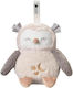 Tommee Tippee Schlafspielzeug Deluxe Light & Sound Sleep Aid Ollie Owl aus Stoff mit Sounds für 0++ Monate