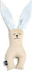 La Millou Animal Small Bunny Captain Adventure Velvet Sand made of Fabric for 0++ Months Latte