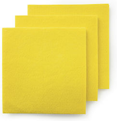 Rayen Cleaning Cloths with Microfibers General Use Yellow 38x40cm 3pcs