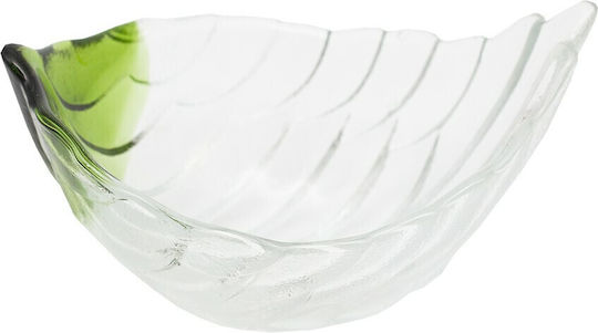 Dekorative Schale Glas Transparente 12,5x12,5x10cm