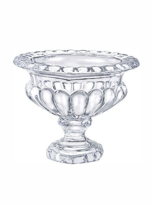 SP Tableware Dekorative Schüssel Kristall Sockel Transparent 15.5x15.5x15.5cm 1Stück
