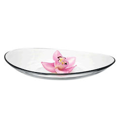 Vidivi Decorative Bowl Glass Transparent 40x7x7cm