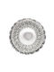 Savvas Design Декоративна купа Silver Сребрист 34x34x9см 1бр