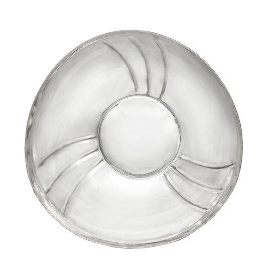 Savvas Design Dekorative Schüssel Silber Silber 20x20x5cm 1Stück