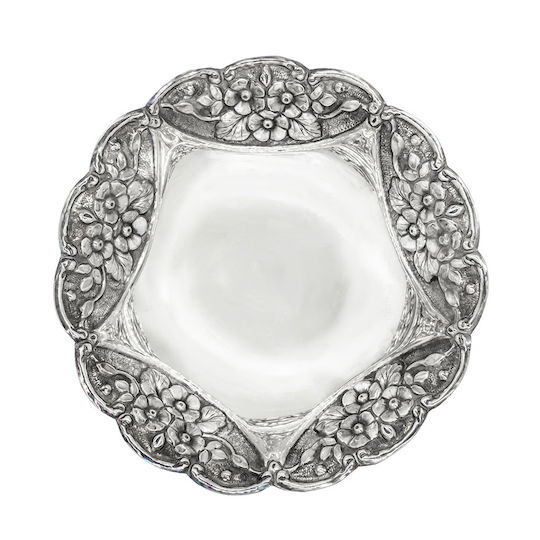 Savvas Design Декоративна купа Silver Сребрист 16.5x16.5x5см 1бр