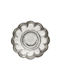 Savvas Design Bol Decorativ Argint Argintiu 17x17x4cm 1buc