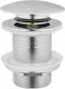 Acquanet Pop Up Stainless Steel Valve Sink Silver