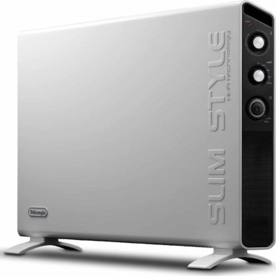 De'Longhi Slim Style Convector Heater Floor 2000W 82x55cm White