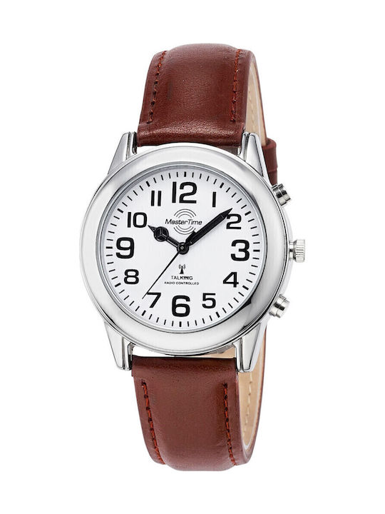 Master Time Ceas Baterie cu Curea din Piele