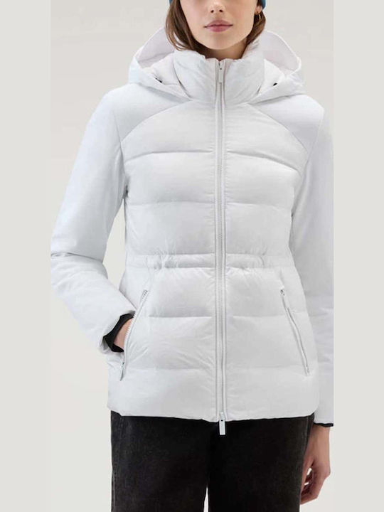 Woolrich Jacket Puffer Softshell White