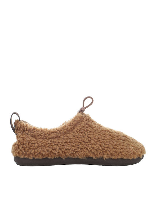 UGG Plushy Κλειστές Γυναικείες Παντόφλες Πορτοκαλί