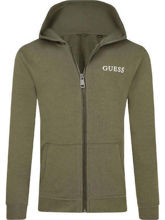 Guess Kids Sweatshirt Cardigan with Hood and Po...