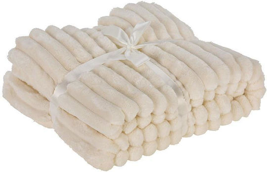 Zaros Πολυθρόνας Π130xΜ150cm Κρεμ