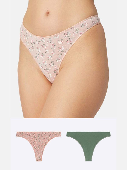 Minerva Miss Γυναικεία Slip 2Pack