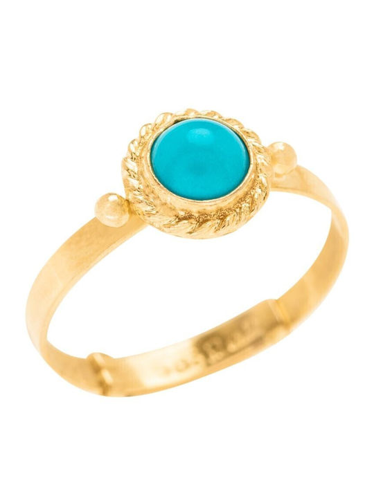 Noitakis Kinder Ring mit Steinen aus Gold 14K DXT1545