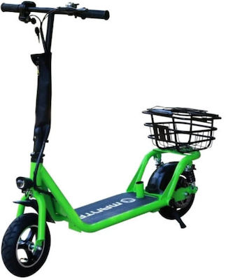 Manta Flinston Elektroroller für Kinder mit 25km/h Max Geschwindigkeit und 25km Reichweite in Grün Farbe