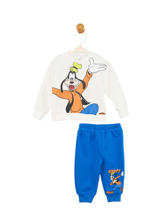 Disney Kids Sweatpants Set White 2pcs