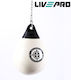 Live Pro Synthetic Speed Punching Bag 4kg White