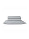 Kentia Sheet Semi Double with Elastic 120x200+35cm. Essential 22 Light Grey