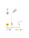 Spot Light LED Schreibtischlampe mit flexiblem Arm in Weiß Farbe