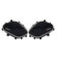 Marselus Motorcycle Hard Side Case Set in Black Colour