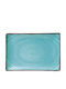 GTSA Rectangulars Porcelain Serving Platter Blue 27x16cm