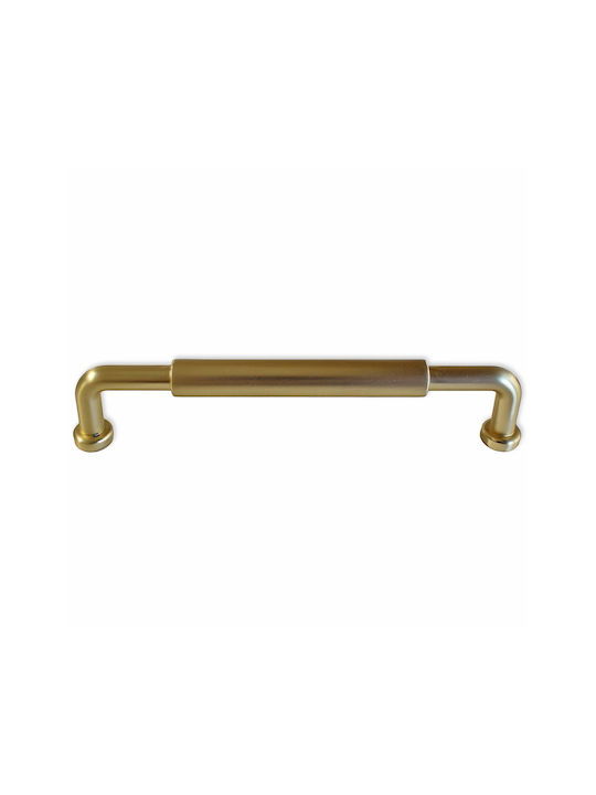 CMD Handle Furniture made of Metallic Matte Gold with Center Distance 192mm 10033-192MM 1pcs