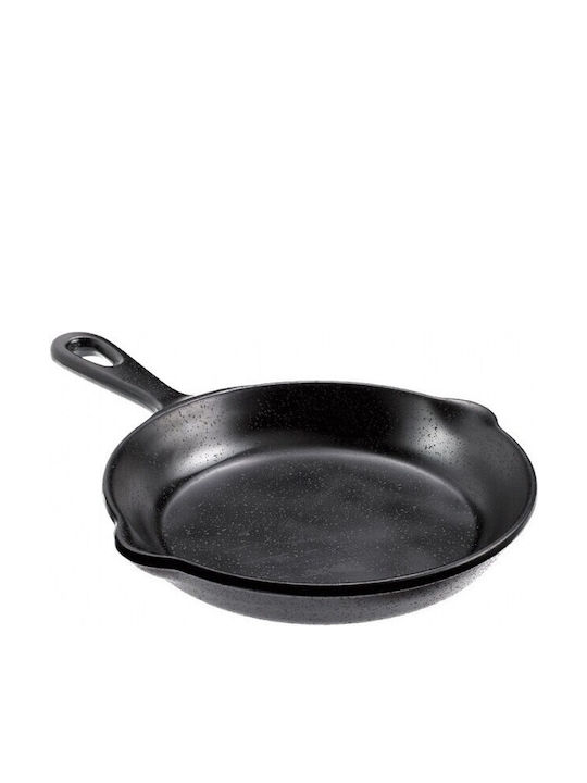 Leone Servierplatte Hölzernes Schwarz mit Durchmesser 17cm 1Stück