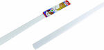 Geko Draft Stopper Brush Door in White Color 1m