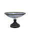 Fylliana Decorative Bowl Pedestal Gray 33x19x20cm