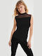 Women's Sleeveless T-Shirt Black