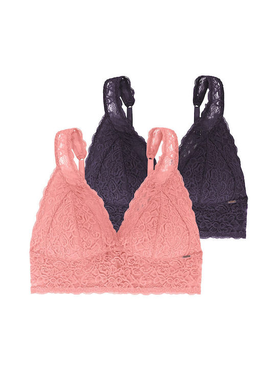 Dorina Women's Bralette Bras 2Pack