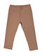 Kinder Leggings Lang Braun