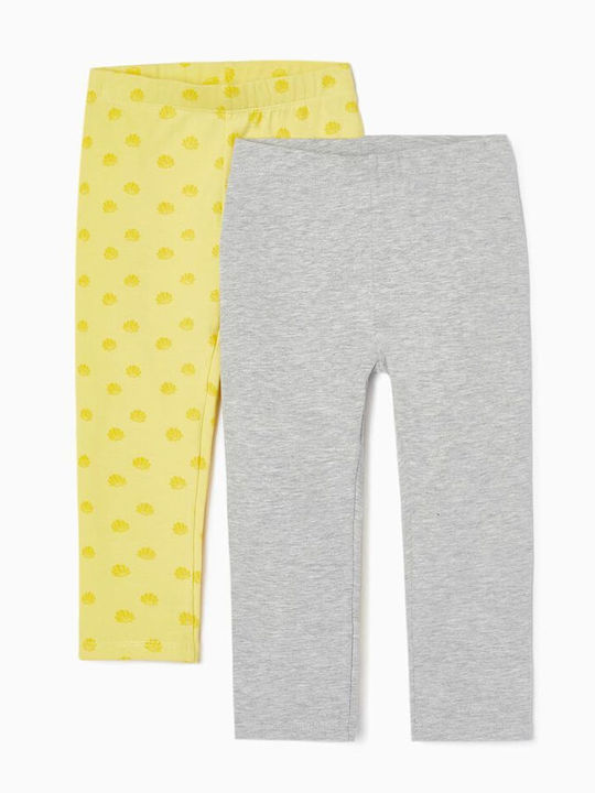 Zippy Kinder Leggings Set Lang Gray