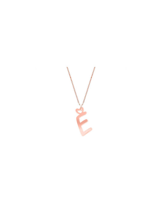 JewelStories Halskette Monogramm aus Vergoldet Silber