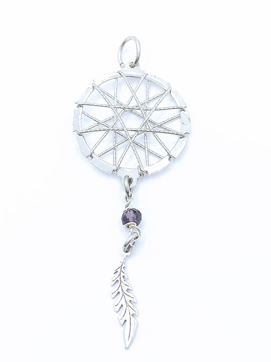 PS Silver PS Silver Halskette aus Silber mit Zirkon Fliederton