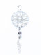 PS Silver PS Silver Halskette aus Silber mit Zirkon Fliederton