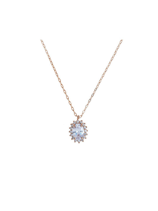Ioannou24 Necklace Rosette from Gold 9 K