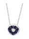 Chrilia Charm Auge aus Weißgold 9 K