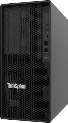 Lenovo ThinkSystem ST50 V2 (Xeon E-2324G/16GB DDR4/1TB HDD + 1TB HDD/Intel UHD Graphics P750/PSU 500W/No OS)