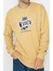 Sweatshirt mit Kapuze Gelb