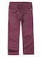 Pantaloni din Material Textil pentru Copii Burgundy OE230921