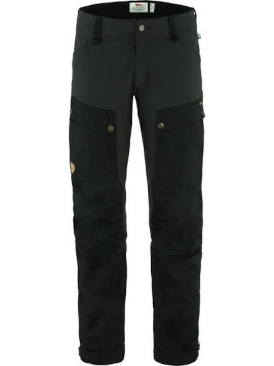 Fjallraven Keb Ανδρικό Μακρύ Παντελόνι Πεζοπορίας Μαύρο