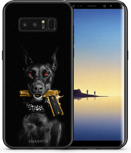 Smartfits Gun Back Cover Μαύρο (Galaxy Note 8)
