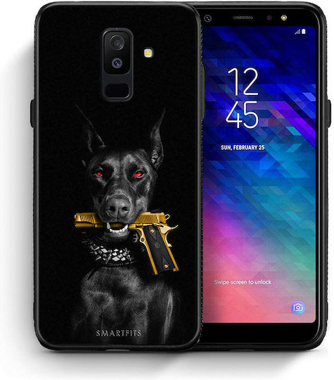 Smartfits Gun Задна корица Черен (Galaxy A6+ 2018)